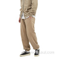 Autumn and winter new splicing washed sports pants